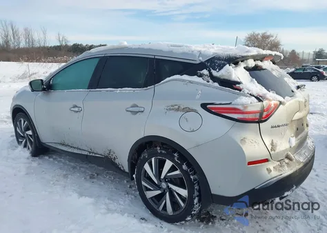 2015 Nissan Murano Platinum из США, поврежденный, VIN 5N1AZ2MH1FN206182